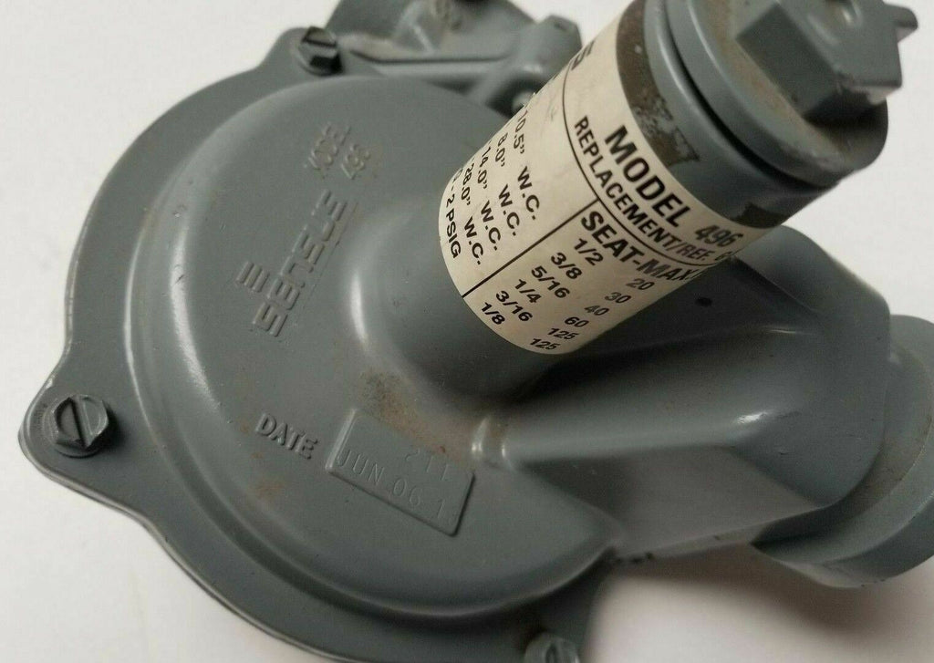 Sensus Model 496 Gas Regulator 1 PSIG- 2 PSIG 3/16 125 PSI