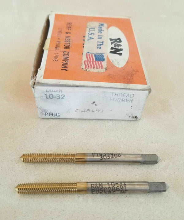 2 Pcs Reiff Nestor R&N ThreadFormer HSS Standard Bott Tap 10-32 H-5 C28691 NF