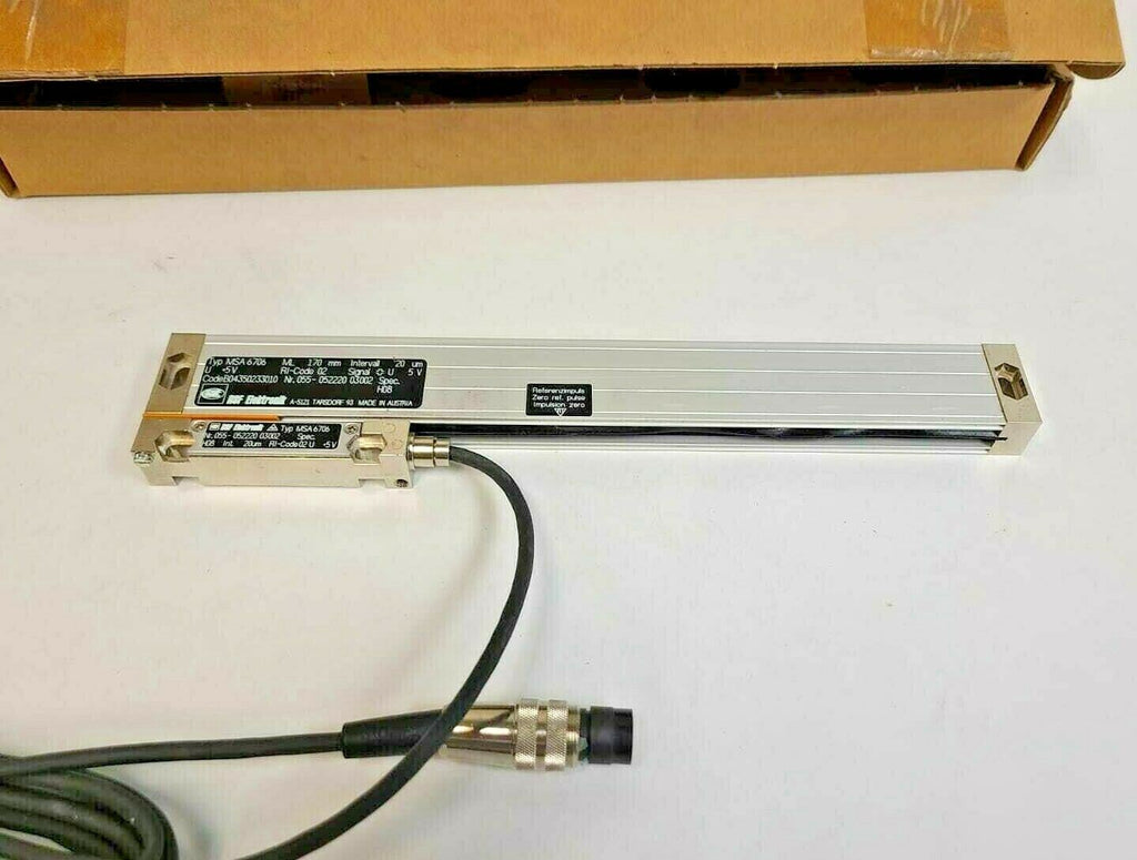 New HEIDENHAIN MSA 6706 Glass Linear 10" Scale 170 mm