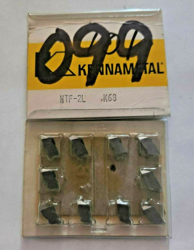 Kennametal NTF-2L K68 Lathe Carbide 10 Inserts Metal Cutting Tools New