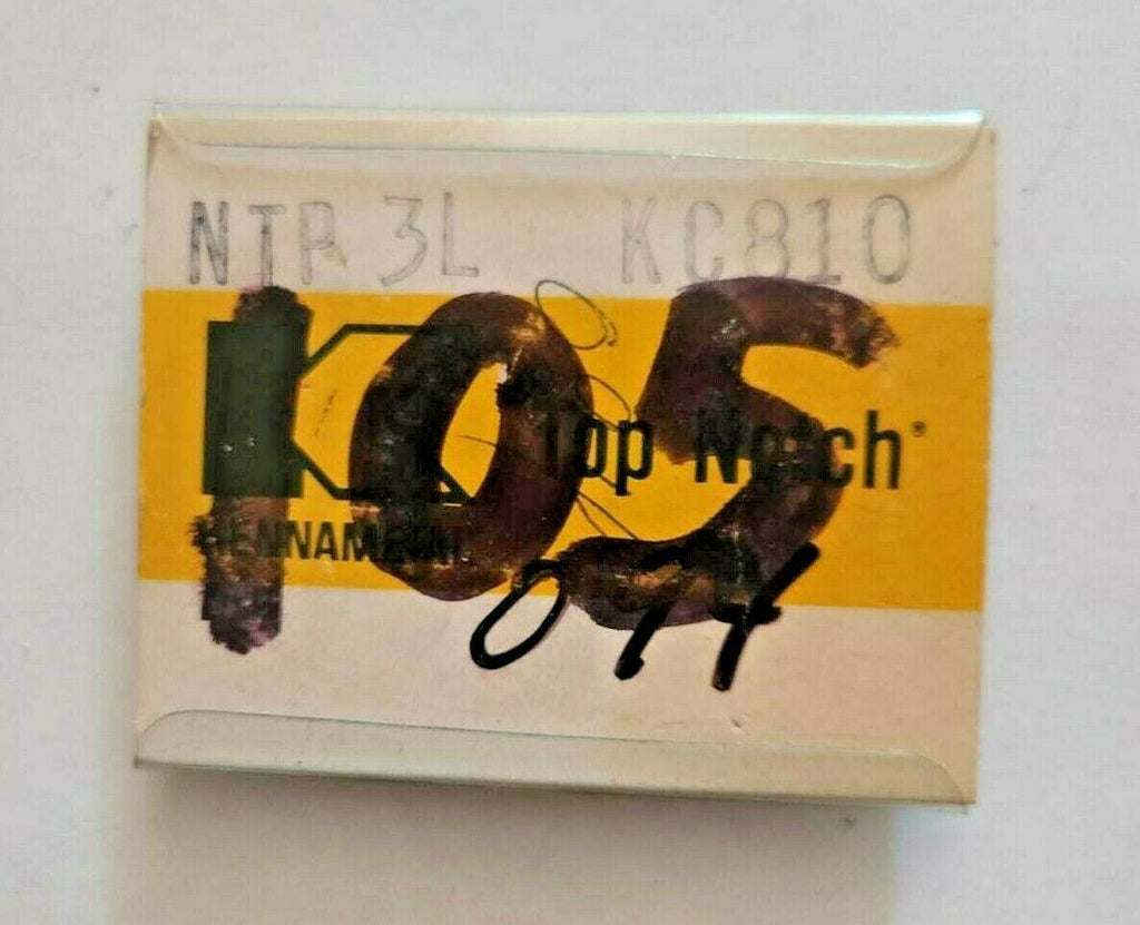 KENNAMETAL NTP 3L KC810 Lathe Carbide Inserts 5 Pcs Grooving Gold TOP NOTCH New