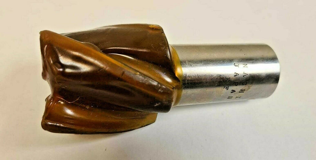NACHI HSS End Mill New 4 Flutes 1-1/4 Shank Japan 4.5 OAL