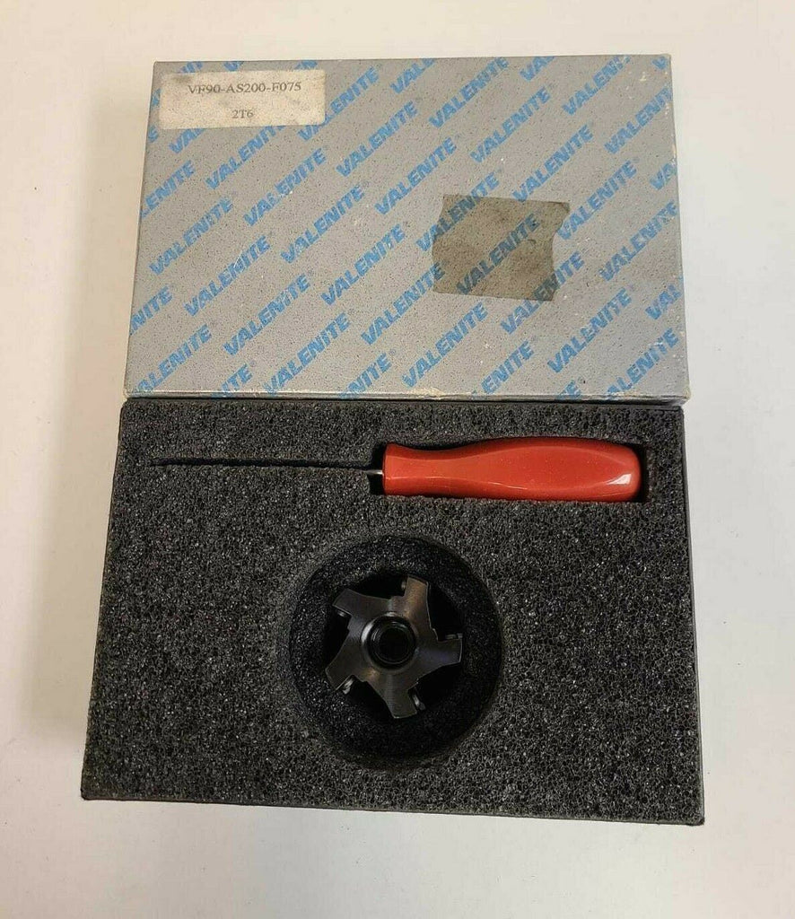 VALENITE VF90AS200F075 Indexable Milling Cutter Face Mill Carbide In