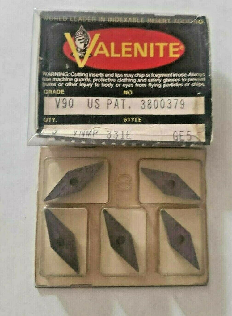 VALENITE VNMP 331 E V 90 Carbide Inserts 5 Pcs Turning Lathe Tools Mill New