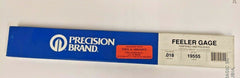 Precision Brand Feeler Gage 19555 .018 Thickness Qty 12 New in Box Free Shipping