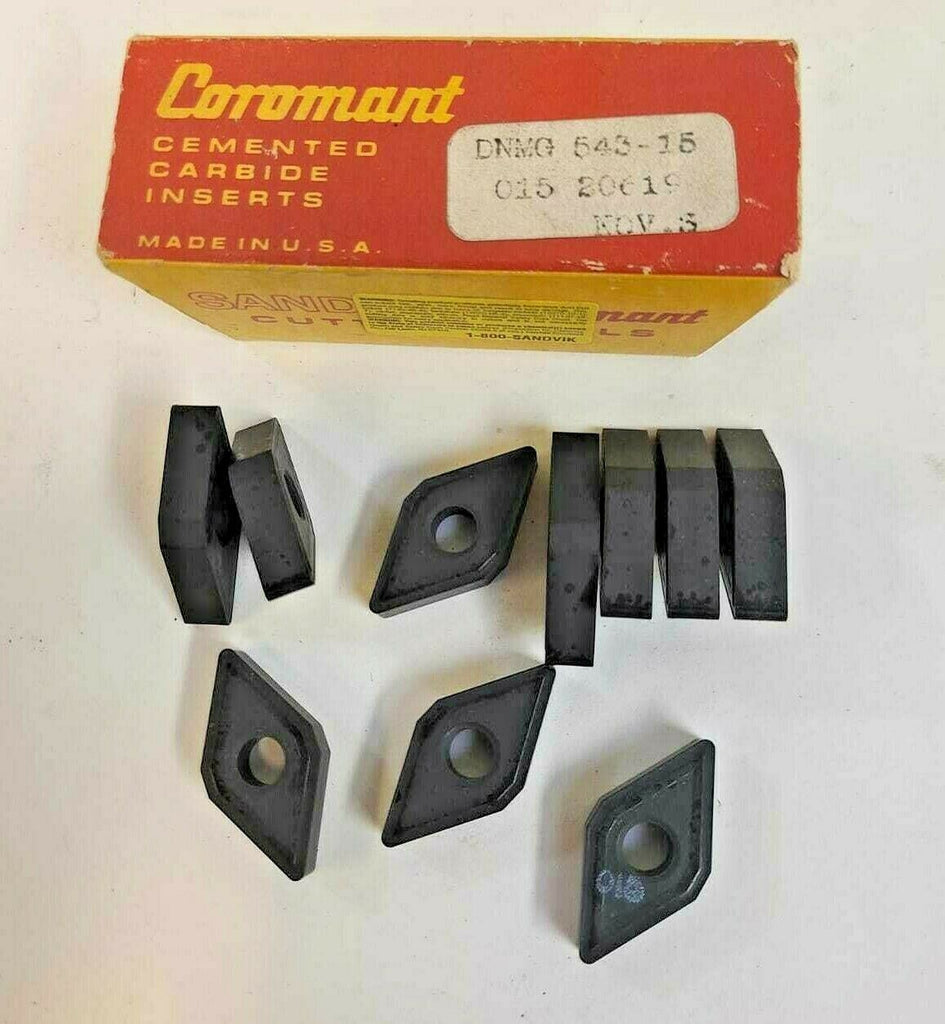 SANDVIK Coromant DNMG 543-15 015 Lathe Carbide Inserts 10 Pcs New