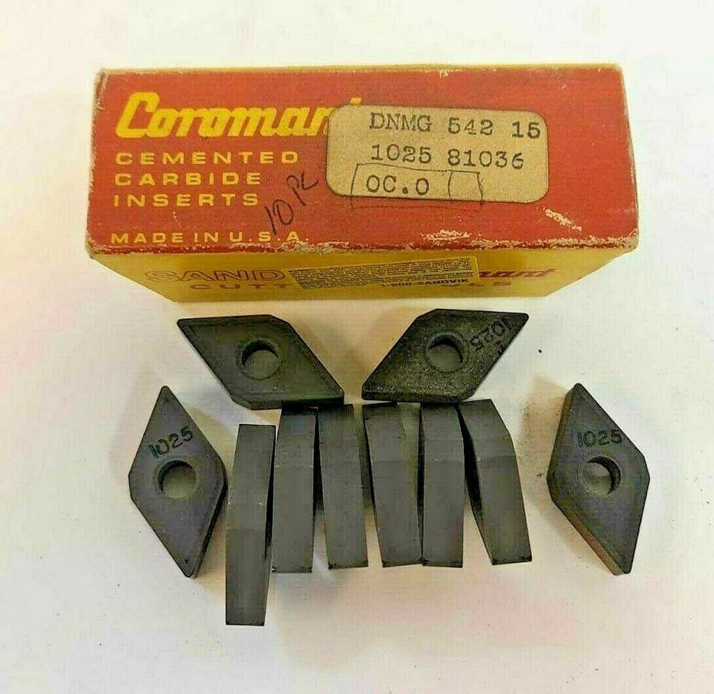 SANDVIK Coromant DNMM 542 15 1025 Lathe Carbide Inserts 10 Pcs New