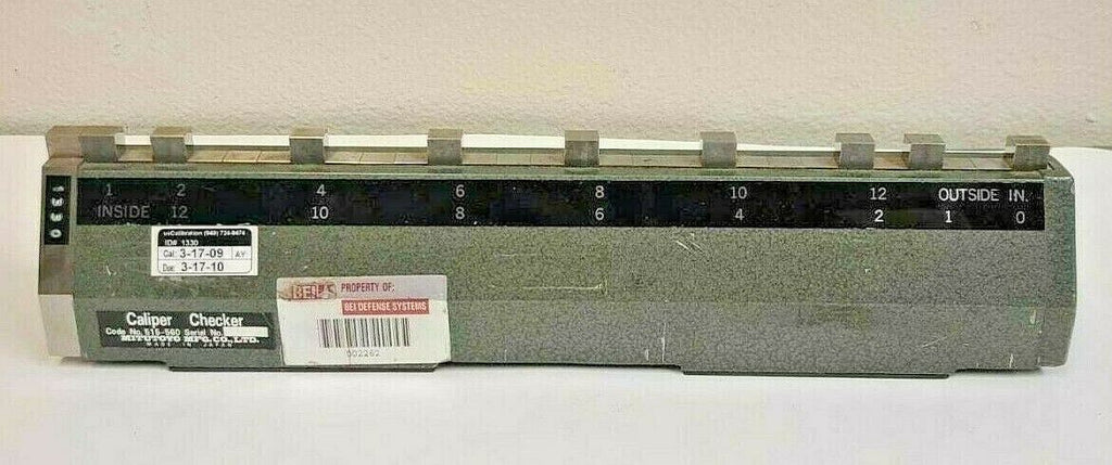 Mitutoyo 515-560 Caliper Checker Master 12 Inch