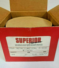 100 Shur-Kut Superior Abrasives Metallurgical PSA Sanding Disc 5