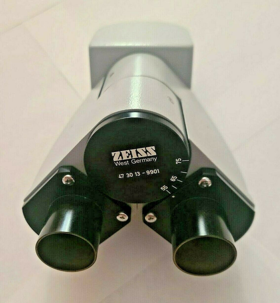 Zeiss 47 30 13 9901 Binocular Microscope Head 55 65 75 West Germany