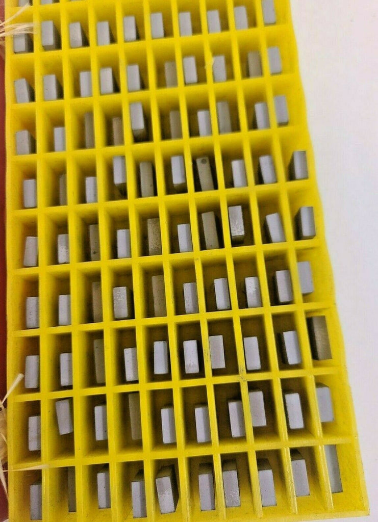 SANDVIK Coromant Blank Carbide Inserts 100 Pcs 1150 H-20 72283 .32 x .45 x .134