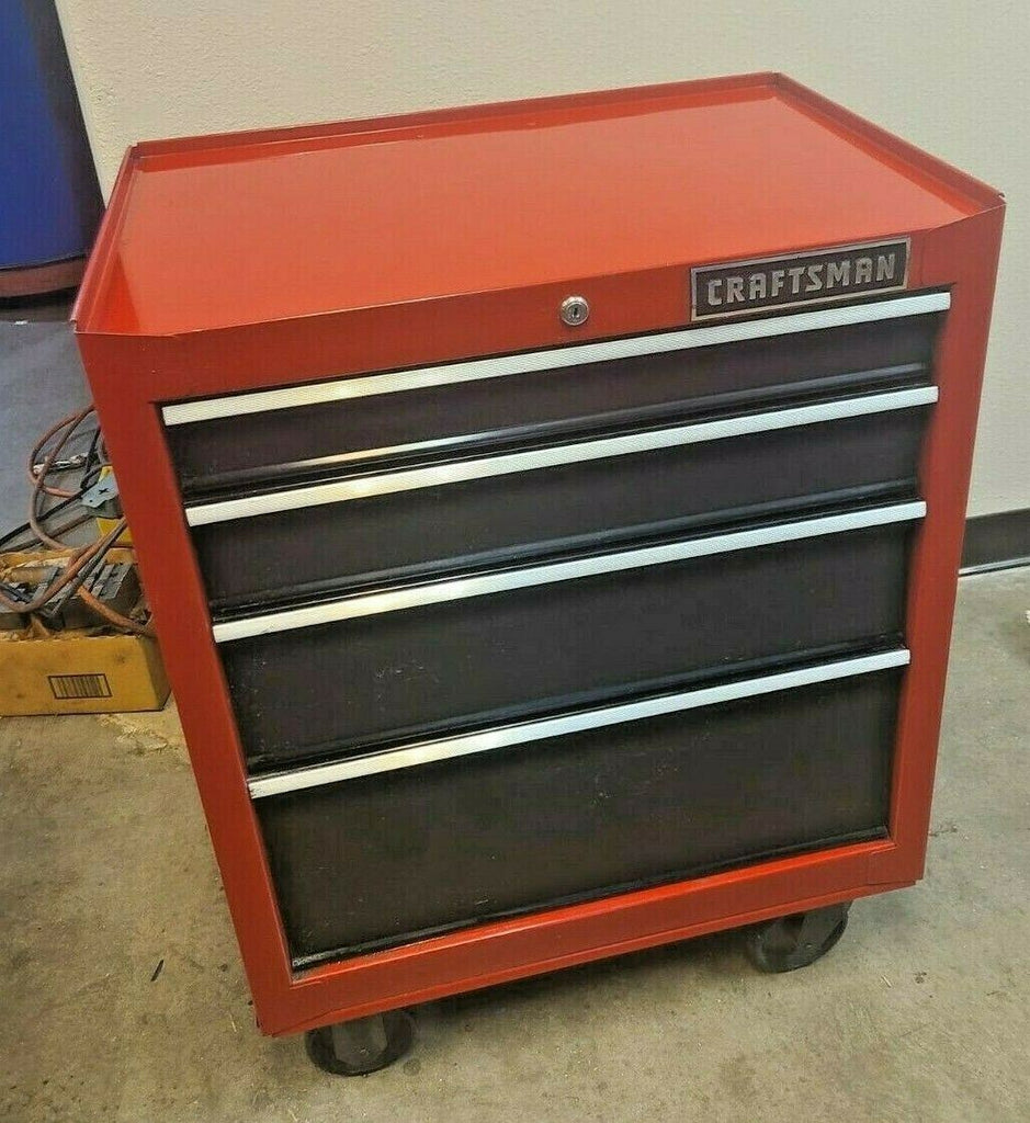 CRAFTSMAN 4 Drawers Rolling Cart Cabinet Tool Box Very Nice on Wheels