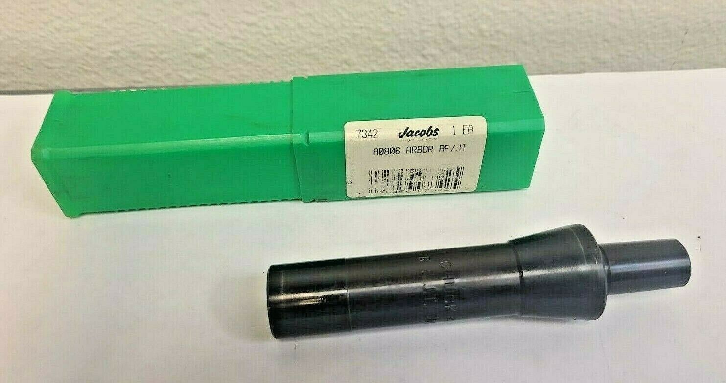 Jacobs Morse Taper Drill Chuck Arbor A0306 BRIDGEPORT MILL R8 ADAPTOR