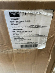 DAYTON 1TDU1 Blower,990 cfm,115/230V,3.66/1.88A
