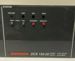 Sorensen DCS 150-20 Variable Regulated DC Power Supply