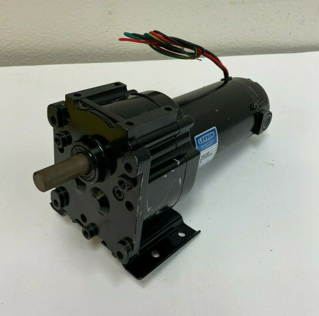 Leeson DC Electric Gear Motor 985.612F Permanent Magnet