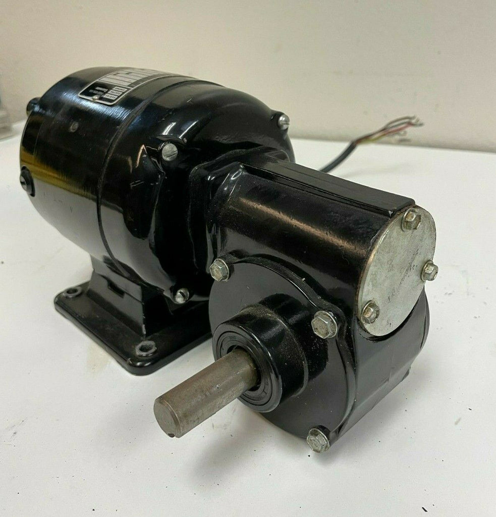 Bodine Electric NSH-34RH Gearmotor with Pully Wheel, 115V, 1.7 AMP, 5000 RPM, 1/