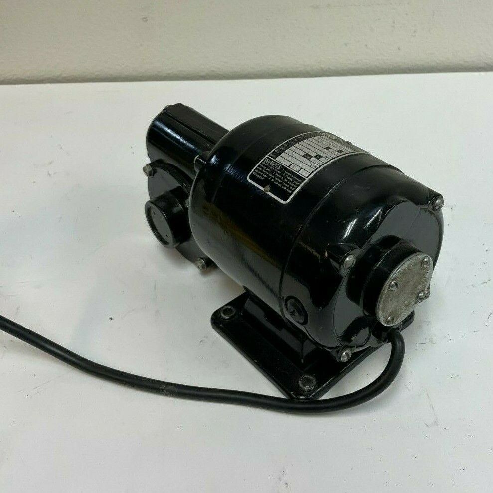 Bodine Electric NSH-34RH Gearmotor with Pully Wheel, 115V, 1.7 AMP, 5000 RPM, 1/