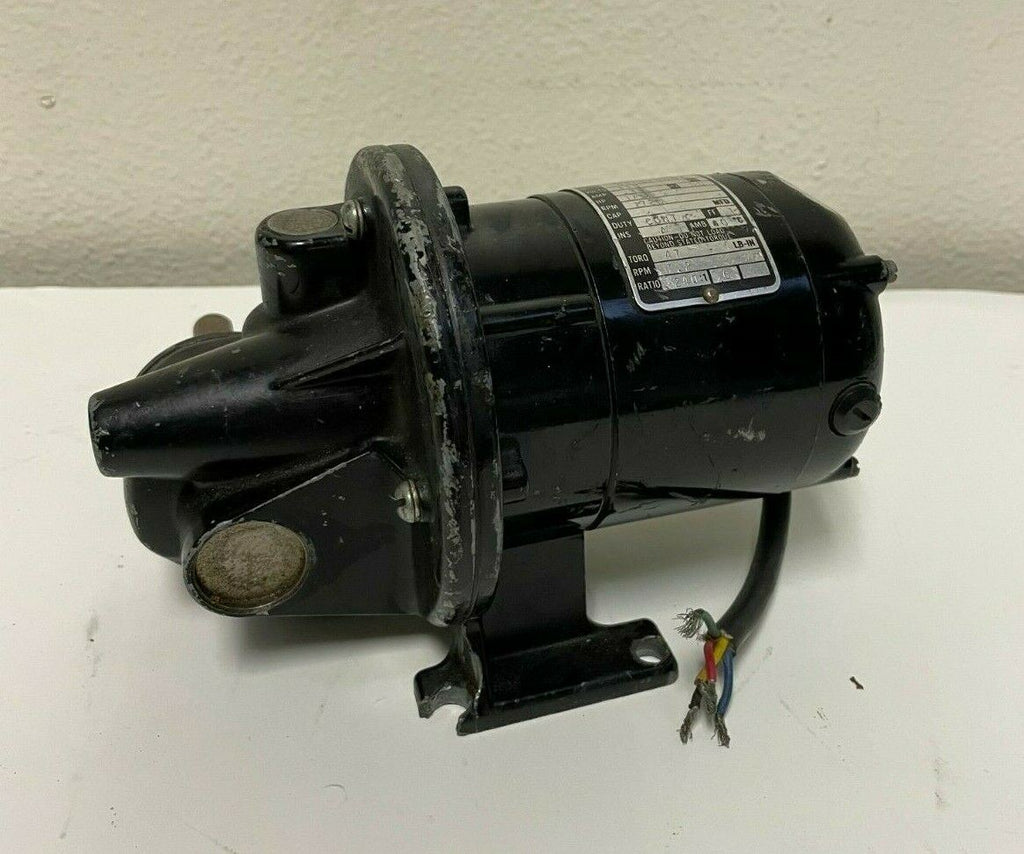 Bodine NSH-12RG AC Gearmotor 1/50 HP 115V Fractional Horsepower