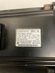 YASKAWA SGMGH-13DCA61 AC SERVO MOTOR 400V, 1300W,1500RPM