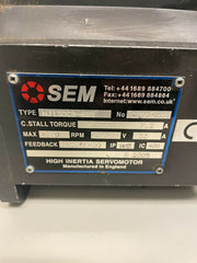 SEM HIGH INERTIA SERVO MOTOR HJ130C8-68S 4000RPM 270V