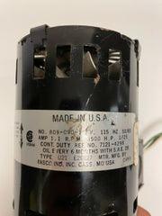 Teel 809-090-10 Motor pump Speed 115 50/60 Hz AMP 1.1 RPM 3500 HP 1/25 USA