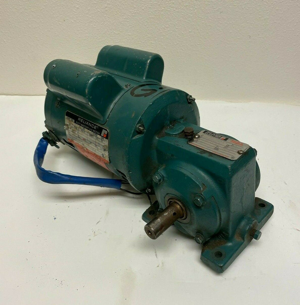 Reliance Electric Master XL 1/4 HP Right Angle Gearmotor