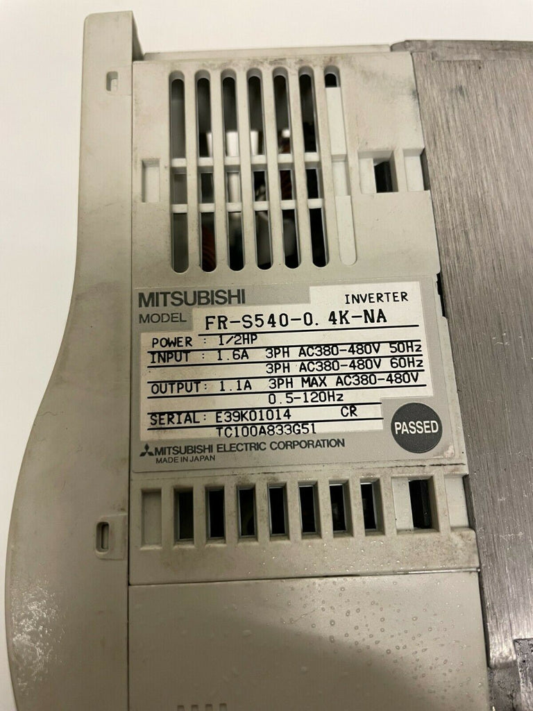 Mitsubishi FR-S540-0.4K-NA VFD Inverter Motor Drive