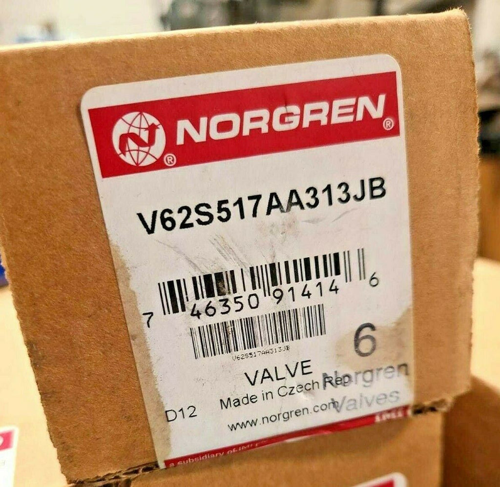 Brand New Box NORGREN V62S517A-A313JB / V62S517AA313JB Factory Sealed Valve