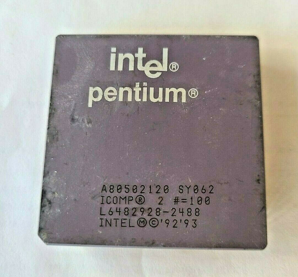 Lot of 10 Intel Pentium A80502120 SY062 CPU Processor