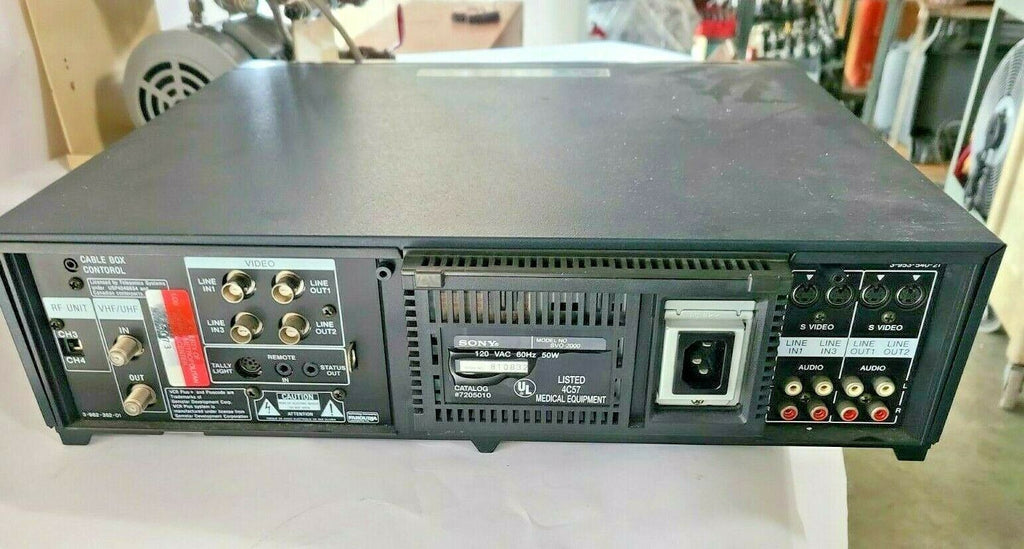 Sony SVO-2000 S-VHS SVHS Player Recorder HiFi Stereo VCR NTSC