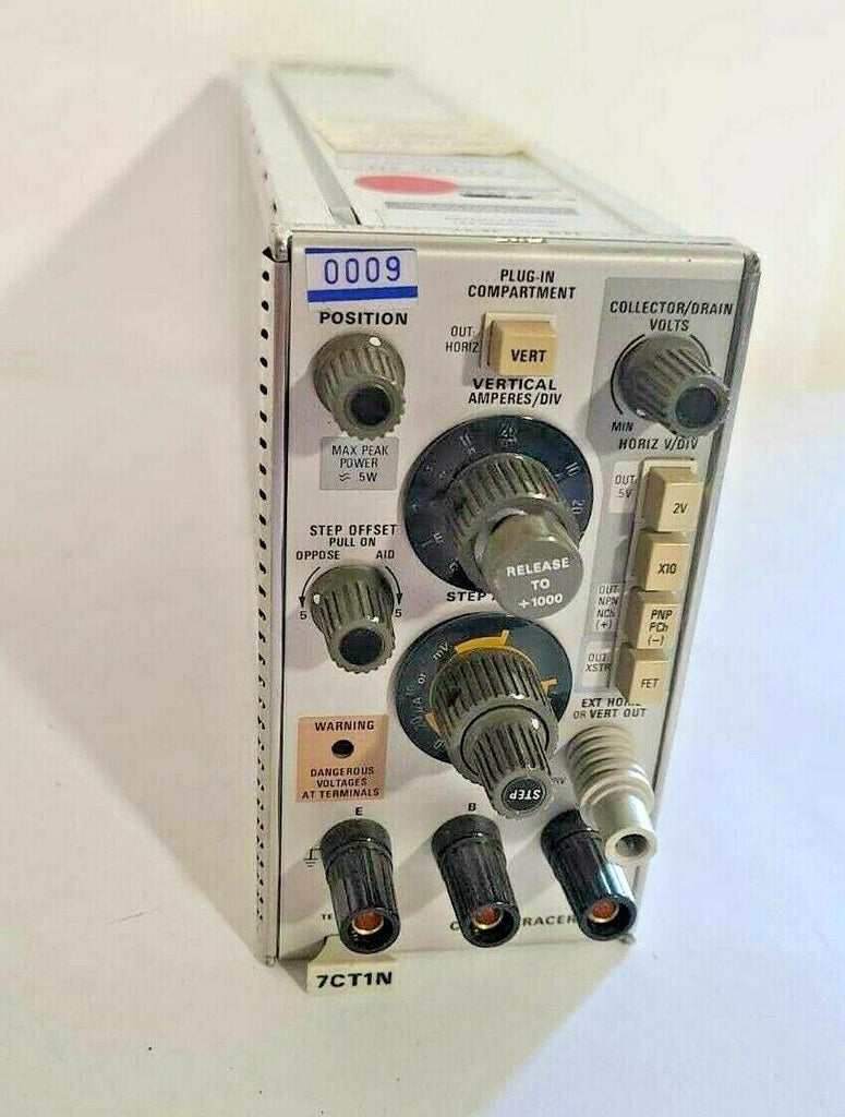 TEKTRONIX 7CT1N Curve Tracer Plug In Compartment