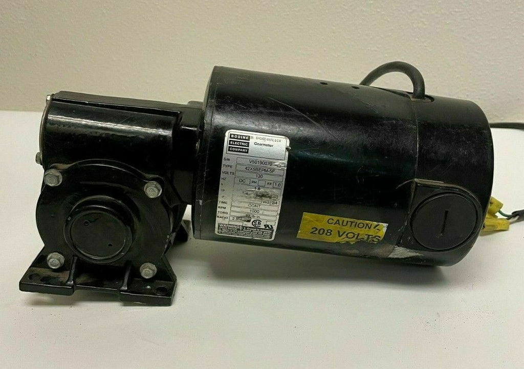 BODINE Electric Company 42X5BEPM-5F Gear Motor V50190070 130V 1/4 HP