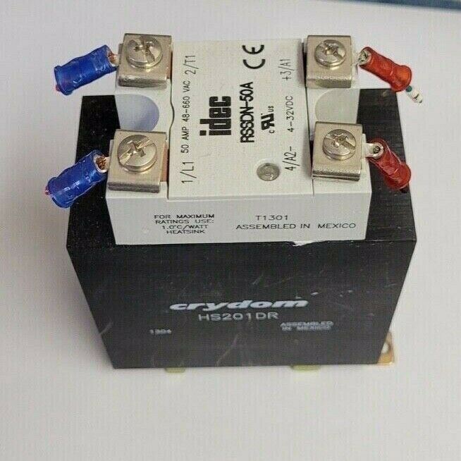 IDEC RSSDN-50A Solid State Relay 50A Din/ panel Mount With Crydom HS201DR