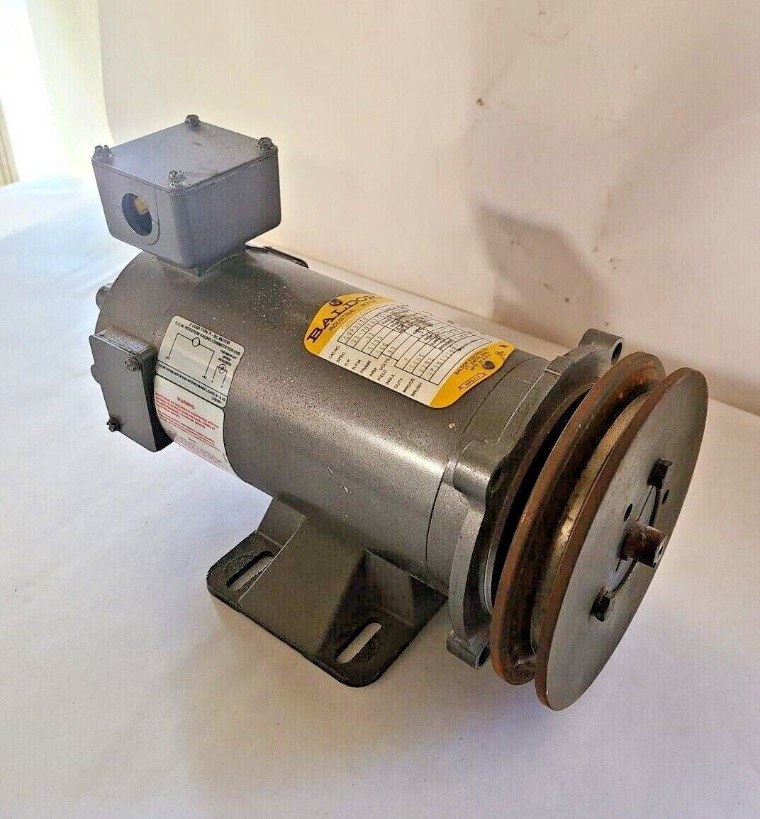 Baldor Industrial Motor CDP3320 .33 HP 90 Volts 1750 Rpm 56C