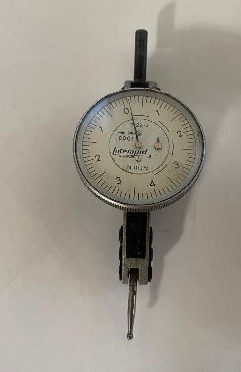 Interapid Dial Test Indicator 312B-3 .0001” Switzerland Made Machinist