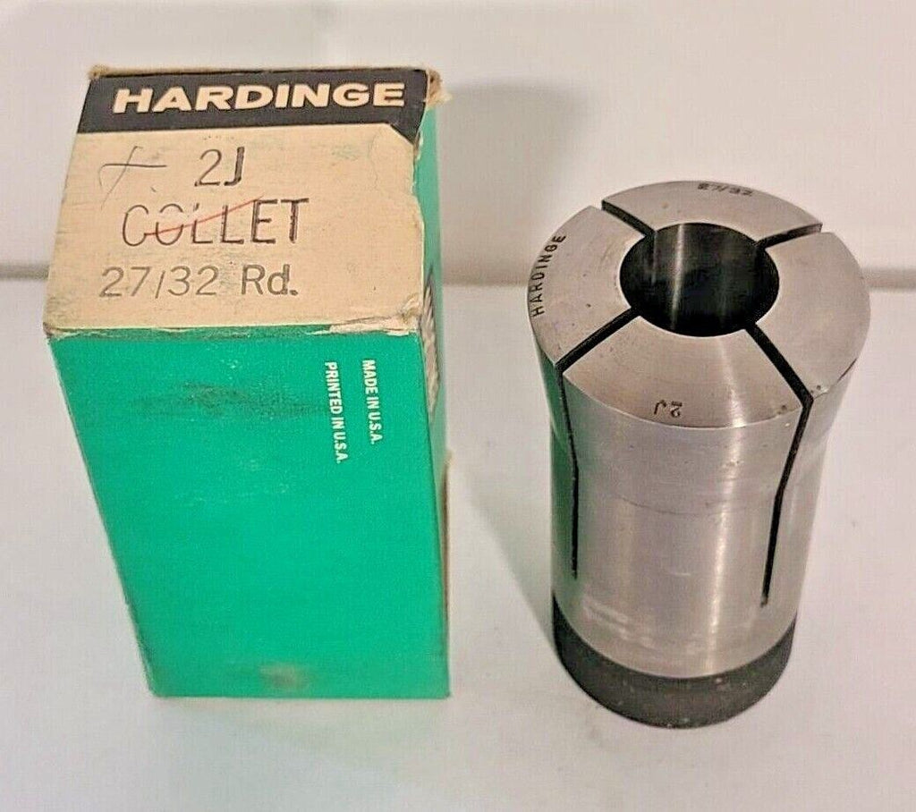 (1) New CNC Hardinge 2J Lathe Mill ROUND Spring Collet Size 27/32 Free Shipping