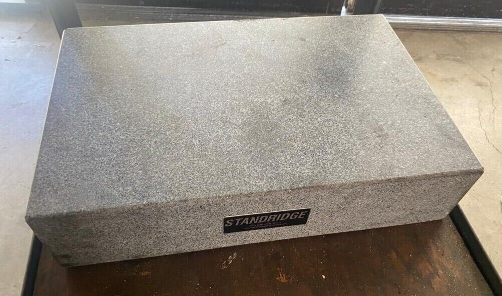 Standridge 18 x 12 x 4.5 Granite Table Surface Inspection Plate