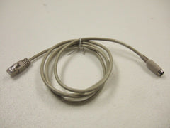 1  RJ45 Ethernet Network Patch Cables to Mini DIN 4 M Male 5 Ft
