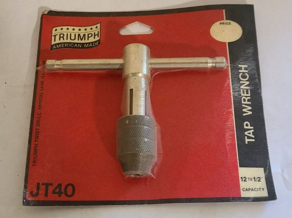 TRIUMPH AMERICAN MADE TAP WRENCH 12 TO 1/2 JT40