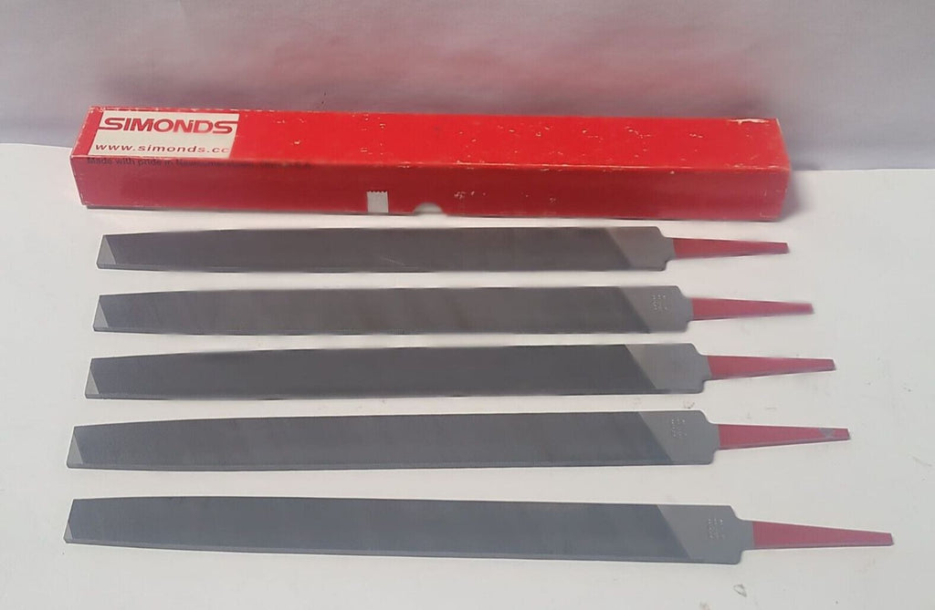 5 Pcs Simonds 14” Milled Tooth File 73-151500 Lathe New