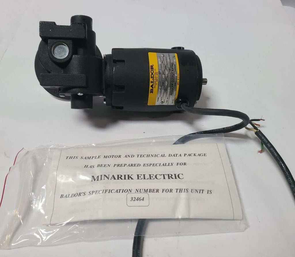 Baldor Electric 20-BF-0 1/25 Hp 90 DC Motor Reducer Ratio 40 DCPM 30967