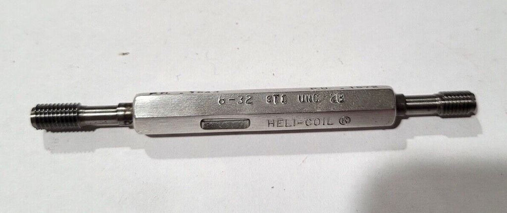 8-32 STI UNC-2B GO & NO GO Thread Plug Gages GO P.D. .1843 & NOGO P.D. .1872