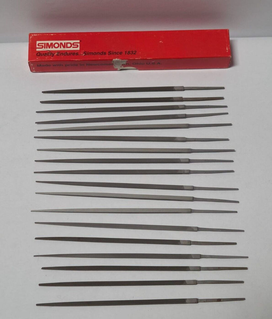 18 Pcs Simonds 6” File Square 64-209500 New USA