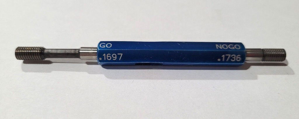 10-32 UNF 2B BALAX GO & NO GO Thread Plug Gages GO P.D. .1697 & NOGO .1736