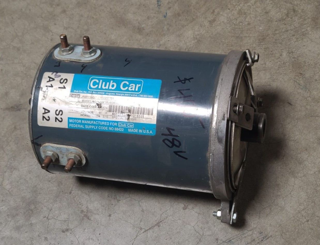 Electric Drive Motor 3.1HP 48V club Car GE 5BC59JBS6360