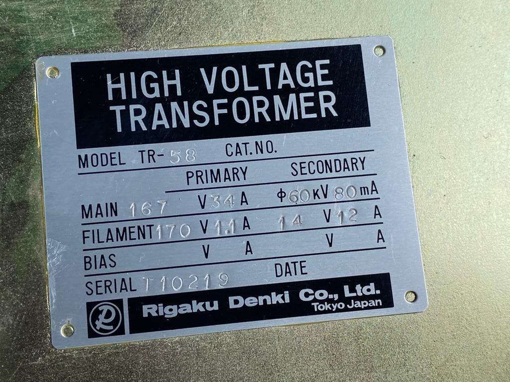 Rigaku TR-58 High Voltage Transformer