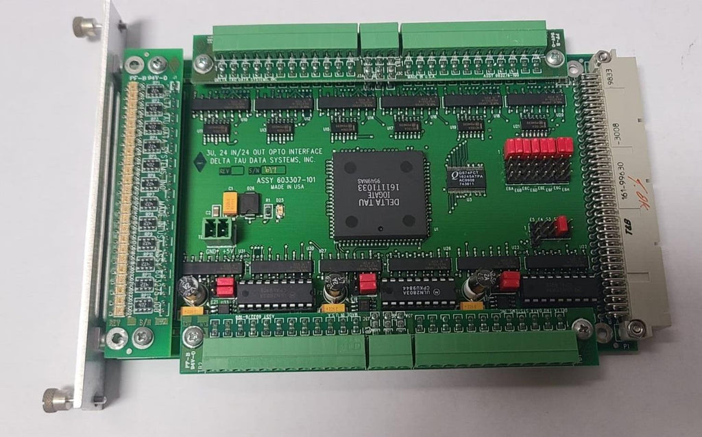 Delta Tau 3U, 24 IN/24 OUT OPTO Interface Board, ASSY NO 603307-101