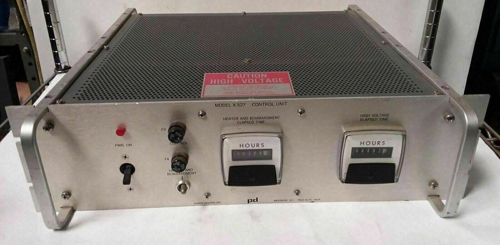 PD POWER DESIGNS X-527 Precision Electron Gun power supply Control Unit Heater