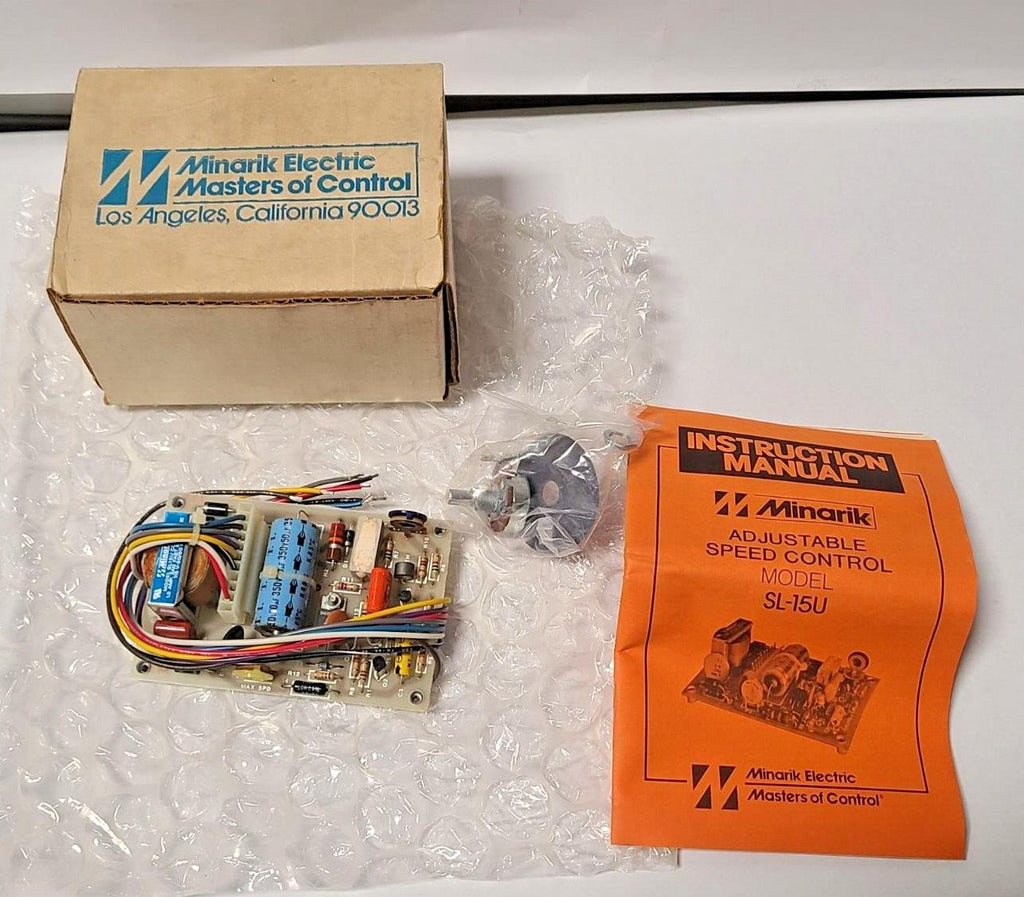 Minarik Model SL-15U Adjustable Speed Control SL15U REPLACEMENT BORD ASSY New